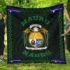 Nauru Polynesian Quilt Green Love Style J11 Quilt  Quilt